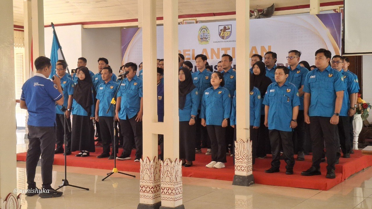 Pidato Perdana Ketua DPD KNPI Gunungkidul Getarkan Bangsal Sewoko Projo