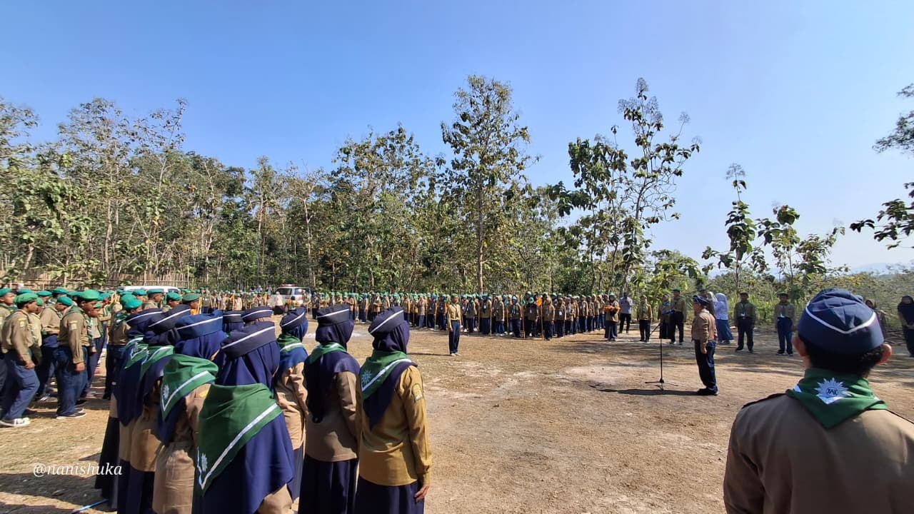 Ratusan Pandu HW Bergembira Bersama Dalam Jambore Daerah