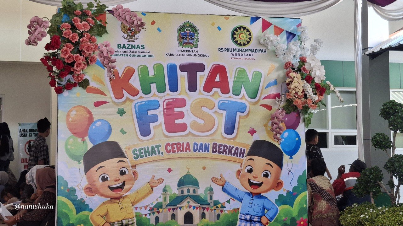 Sunat Nyaman Menyenangkan Bersama Baznas Di PKU Wonosari